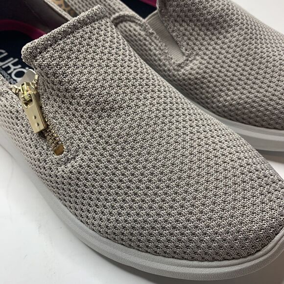 Ryka Ally Gray Leopard Detail Knit Athletic Training Shoes Womens Size 8 WIDE - Picture 3 of 8